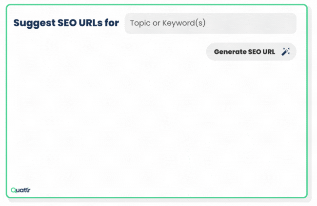 SEO-Friendly URL Generator