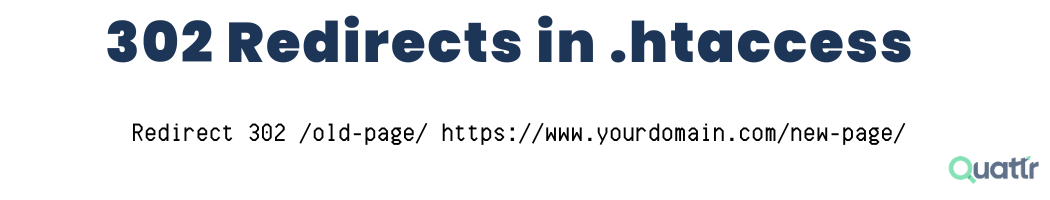 302 Redirects in .htaccess