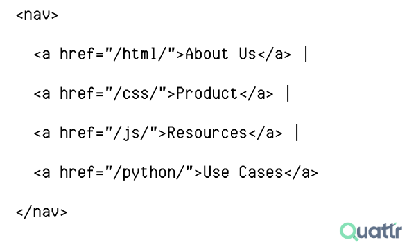 HTML Semantic Tags for Structure: Nav Tag