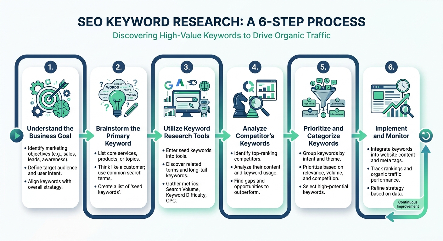 keyword research process in seo