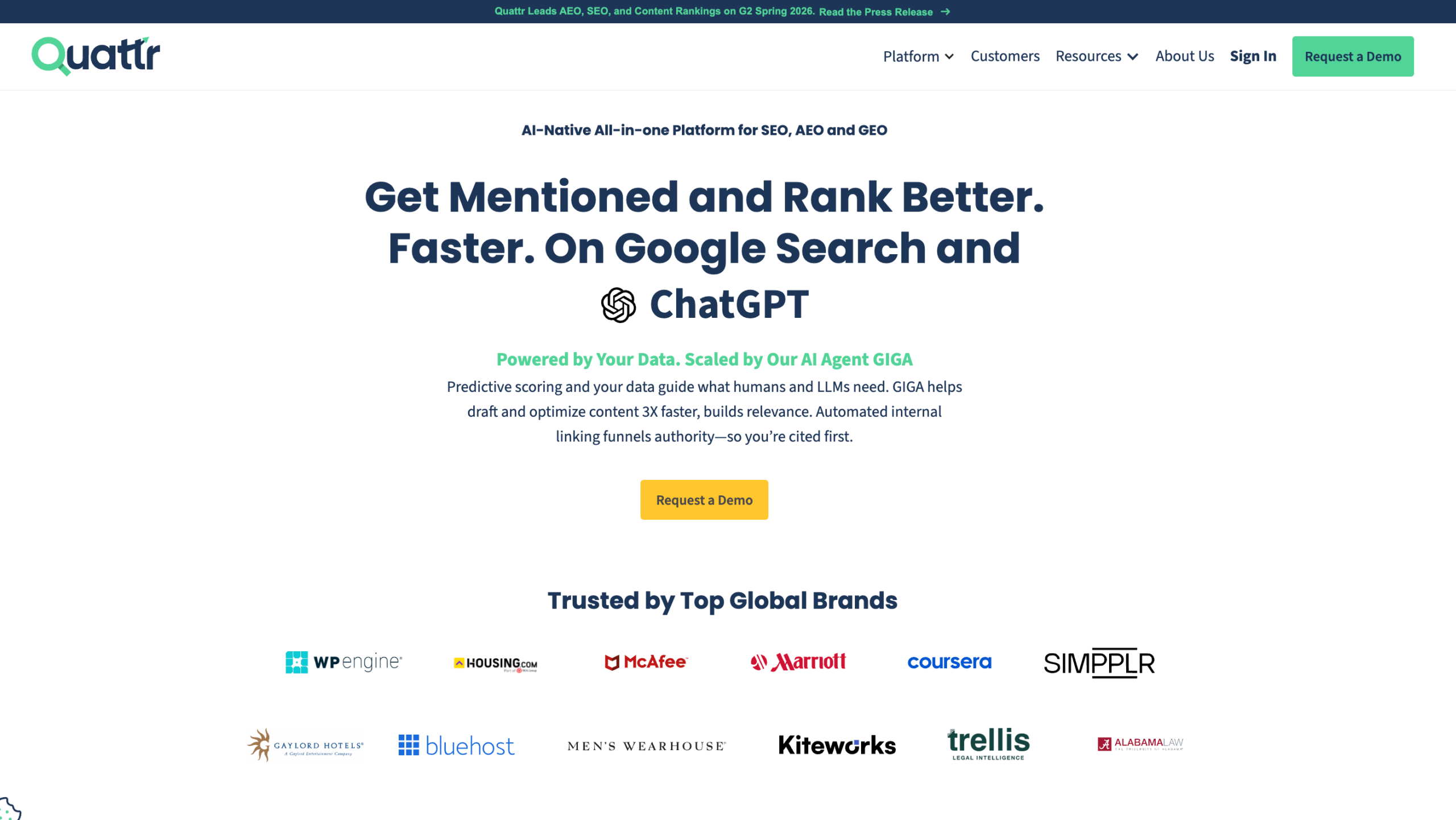 Quattr: Execution-led AEO Platform
